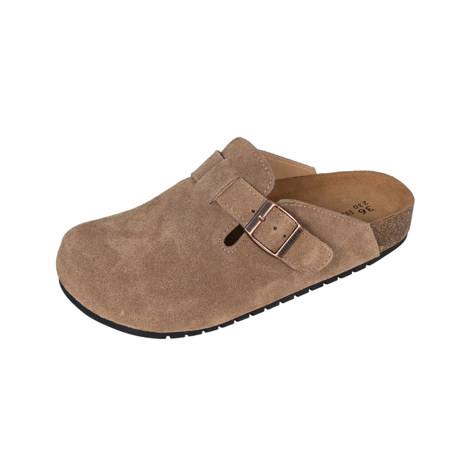CloudTread Suede Cork Clogs