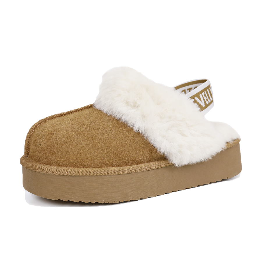 CloudStep Furry Platform Slippers