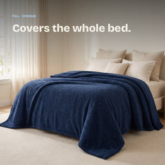 Navy | Covers the whole bed