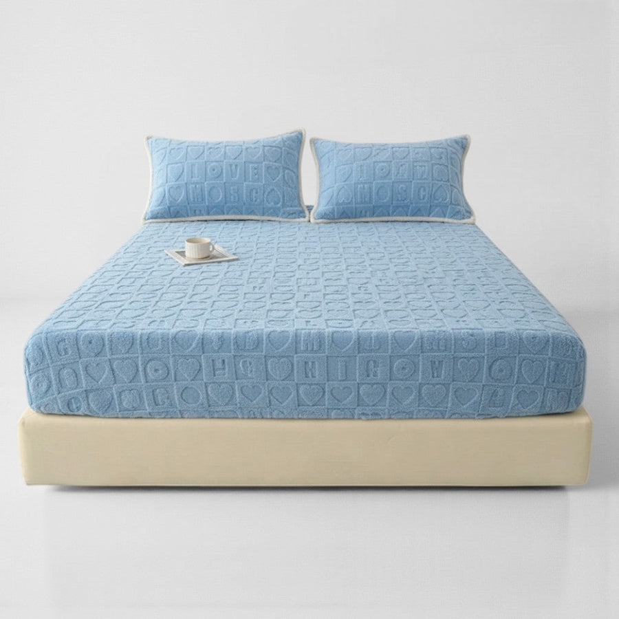 ComfyHeart Print Fitted Sheet